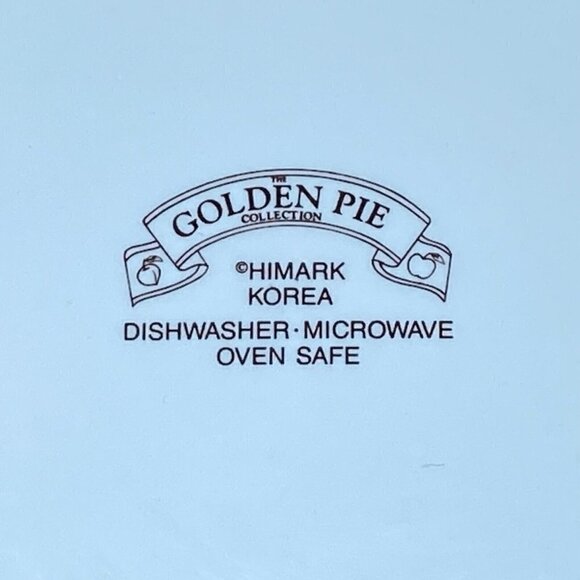 HIMARK Korea The Golden Pie Collection Cherry Pie Recipe 8” Baking Dish Vintage - Picture 6 of 6